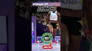 ShaCarri Richardsons Redemption Silver Medal in Womens 100m Sprint [upl. by Ulah409]