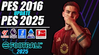 ¡PES 2016 UPDATE 20242025 [upl. by Binny]