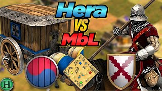 Koreans vs Burgundians  1v1 Arabia  vs MbL  AoE2 [upl. by Eikcor]