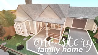 Bloxburg Onestory Family Home  House Build [upl. by Jens]