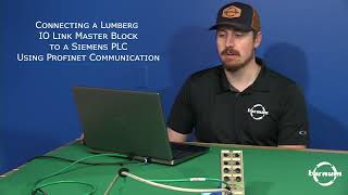 Lumberg IOLink Master Block to PLC Using PROFINET [upl. by Ardnazxela]