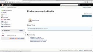 14  Jenkins Pipeline script parameterized builds [upl. by Patricia]