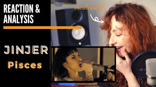 Vocal Coach Reacts to JINJER  Pisces Live  Singing Analysis [upl. by Akahs934]