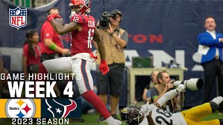 Pittsburgh Steelers vs Houston Texans Game Highlights  NFL 2023 Week 4 [upl. by Weingartner366]