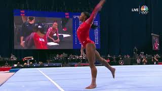 Watch Simone Biles Do The Biles x2 In Her Floor Routine [upl. by Flavia877]