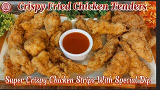 Best Crispy Chicken Tenders Recipe By Classic CuisineCrispiestJuiciest Fried Chicken Tenders [upl. by Aitital]