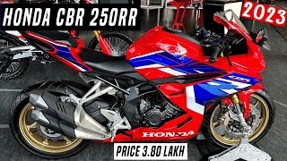 All New Honda CBR 250RR Launched in India💥CBR 250RR Price 380 Lakh amp More Features🤩All Details [upl. by Fesuoy]