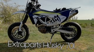 Husqvarna 701 SM  Leovince EVO ONE und mehr [upl. by Nylaehs339]