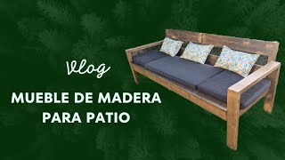 Mueble de Madera para Patio  Recycled Outdoor Sofa PatioSofa PatioCouch OutdoorFurniture [upl. by Notlimah]