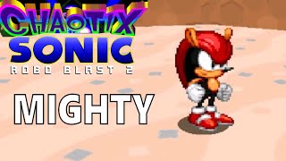 SONIC Robo Blast 2 CHAOTIX Gameplay as Mighty No Commentary [upl. by Boyce223]