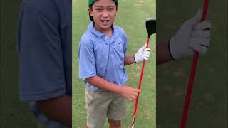 Play a few holes with Titus a 9 year old junior golfer [upl. by Durst]