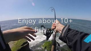 Bluefish Stacked at the Barnegat Inlet Jetty ft Symplex Fishing and Extreme Philly Fishing [upl. by Adekram660]