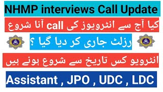 NHMP interview merit list 2024  jpo interview [upl. by Elamef]