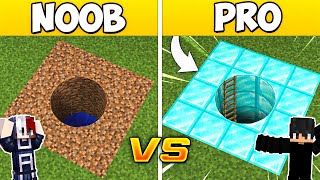 NOOB vs PRO UNDERGROUND TUNNEL BUILD CHALLENGE with Shivang02 [upl. by Benny407]