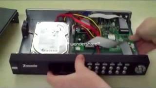 DVR Hard Drive Installation for CCTV Surveillance Cameras [upl. by Alverta]