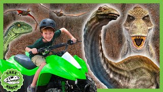 Where Do the Dinos Go  TRex Ranch Dinosaur Videos [upl. by Rosana]