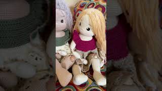 BallJointed Crochet Doll Waldorf style amigurumi doll GloriaVirkade docka [upl. by Dani]