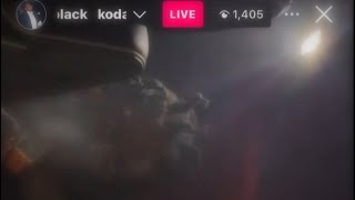 Kodak Black IG Live unreleased 91924 vulturelove ktb kodakblack sg browardcounty KTBSG [upl. by Ibbison]