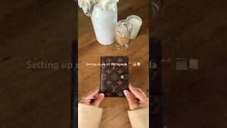 The smallest journal ever 🥹📔journaling agenda louisvuitton [upl. by Ellicec]