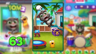 Unlimited Money  Part 63 My Talking Tom 2  GAMEPLAY 4U [upl. by Anchie]