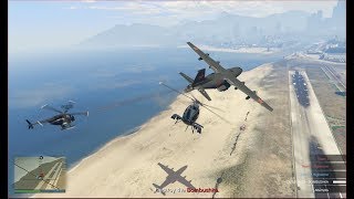 مهمة تدمير طائرة العملاقة بوم بوشكا  GTA destroy the Bombushka [upl. by Yentrok612]