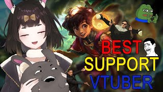 【 LEAGUE OF LEGENDS 】BEST SUPPORT VTUBER REAL 2024 [upl. by Acinhoj]