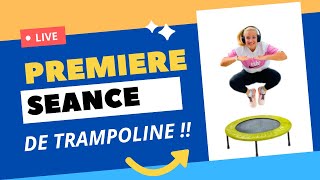 Ma première séance de TRAMPO FITNESS  Je débute le trampo pour varier mes exercices cardio [upl. by Enilram]