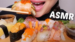 SUSHI Premium Nigiri Thailand Edition Relaxing Eating Sounds  NE Lets Eat [upl. by Ignace736]