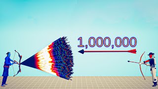 1000000 DAMAGE ARCHER vs EVERY GOD  Totally Accurate Battle Simulator TABS [upl. by Mapel]