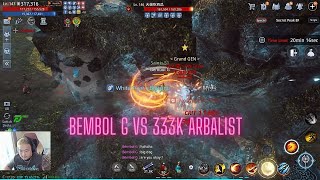 MIR4  BEMBOL G VS 370K ARBALIST [upl. by Ariane]