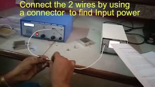 ADC LAB VTU  Determination of coupling and isolation of a strip lineMicrostrip directional coupler [upl. by Chadwick]