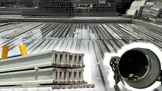 Amazing Process of Precast Concrete Girders  Making of Concrete Girders  Craft Verse [upl. by Selina628]