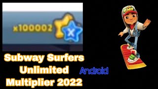 HOW TO CHANGE SCORE MULTIPLIER IN SUBWAY SURFERS  How To Get Unlimited Score Android [upl. by Nodnal361]