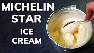 Brown Butter Ice Cream Michelin Star Recipe At Home [upl. by Annwahsal]