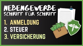 NEBENBEI SELBSTSTÄNDIG  Die ultimative Anleitung zum Gründen im Nebengewerbe [upl. by Diantha948]