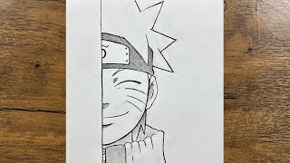 Easy Naruto uzumaki drawing for beginners  how to draw Naruto uzumaki easy stepbystep [upl. by Diandre245]