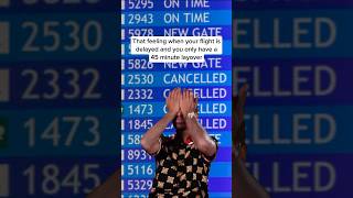 That feeling when your flight is delayed shorts travel fyp capcut greenscreen meme crying [upl. by Anaihr735]