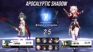 NEW Apocalyptic Shadow 4 v25 E0S0 Yunli DPS amp March 7th SuperBreak Team  Honkai Star Rail [upl. by Kentigerma]