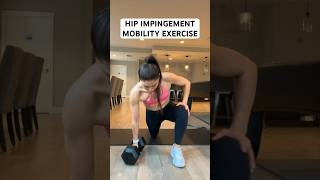 Hip Impingement Exercise for Hip Pain Relief hipimpingement hipmobility hippain [upl. by Shiau]