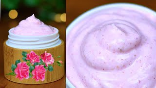 Homemade Rose Cream For Glowing Skin  Rose Cream to get Fair Spotless amp Pinkish Glowing Skin [upl. by Brunell]