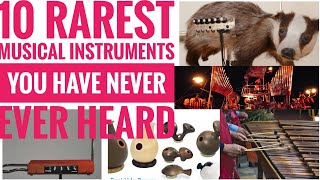 10 Rarest Musical Instruments which you never ever heard aboutTips at Fingertips [upl. by Aliuqaj72]