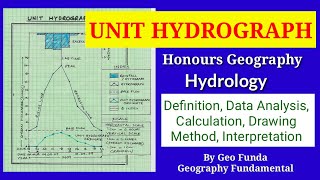 Unit Hydrograph ll Hydrology ll Honours Geography ll 3rd Semester ll By Geo Funda [upl. by Moreland]