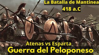 La Guerra del Peloponeso La Batalla de Mantinea 418 aC y su importancia histórica [upl. by Serle]