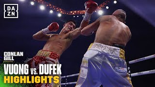 FIGHT HIGHLIGHTS  Cameron Vuong vs Michal Dufek [upl. by Hiroshi278]