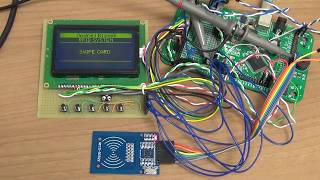 Arduino RFID Card reader and Xmega128 [upl. by O'Donovan]