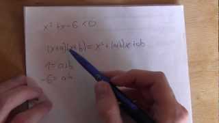 Mathematik  Quadratische Ungleichung [upl. by Ehman]