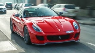 Two Ferrari 599 Kit GTO  Start Up and Sounds [upl. by Ynelram]