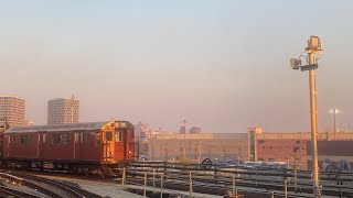 R33 redbird movie shoot consist at Mets willets point [upl. by Intosh435]