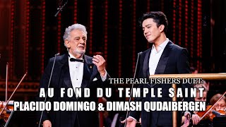 Dimash Qudaibergen amp Placido Domingo  The Pearl Fishers’ Duet Au fond du Temple Saint 2023 [upl. by Yeldarb]