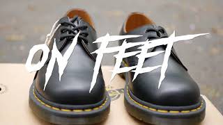 Dr Martens 1461 Black smooth on feetна ноге [upl. by Solitta]